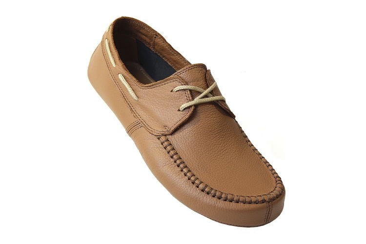 Tadeevo sandy brown minimalist boat shoes f.JPG